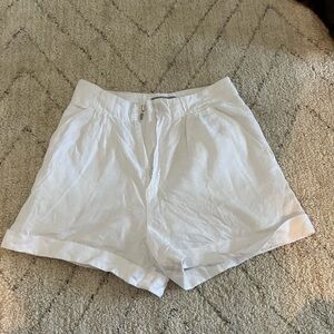 Modern citizen white linen shorts - XS